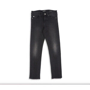 Guess Boy's Skinny Fit Jeans In Rocket Wash Black Size 16
